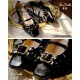 Iris Corolla Frame Square Toe Shoes(Reservation/5 Colours/Full Payment Without Shipping)